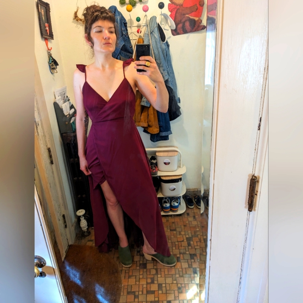 Lulu’s High-low Wrap Dress